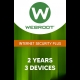 Buy Webroot SecureAnywhere Internet Security Plus 2 Years 3 Dev Global Software CD Key and Compare Prices