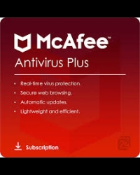 Buy McAfee Antivirus Plus 2022 1 Year 10 Dev Global Software CD Key and Compare Prices