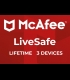 Buy McAfee LiveSafe 3 Dev Lifetime for Windows Global Software CD Key and Compare Prices