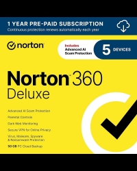 Buy Norton Security Deluxe 1 Year 5 Dev United States Software CD Key and Compare Prices