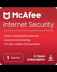 Buy McAfee Internet Security Lifetime 5 Dev for Windows/MAC Global Software CD Key and Compare Prices