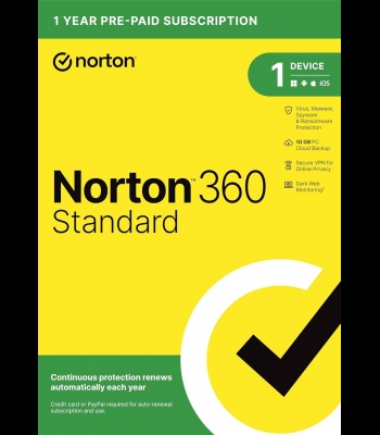 Buy Norton 360 Advanced 1 Year 10 Dev UK United Kingdom Software CD Key and Compare Prices