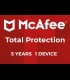 Buy McAfee Total Protection 1 Year 5 Dev EU Software CD Key and Compare Prices