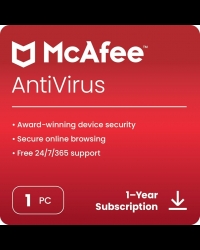 Buy Mcafee Antivirus 1 Year 1 Dev Global Software CD Key and Compare Prices