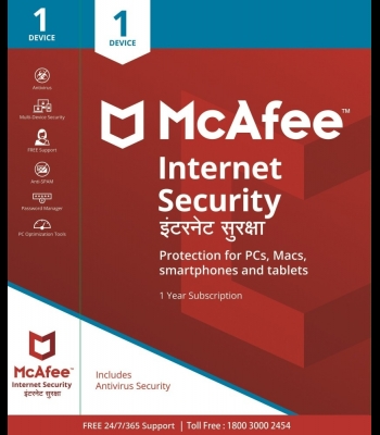 Buy McAfee Internet Security 2022 1 Year 5 Dev Global Software CD Key and Compare Prices