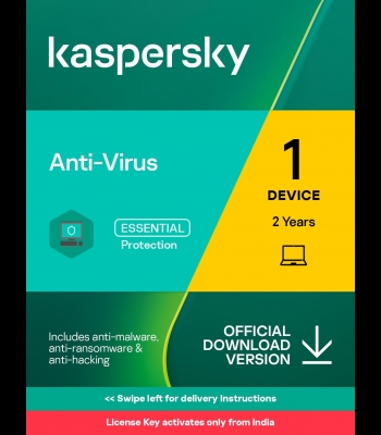 Buy Kaspersky AntiVirus 2024 2 Years 1 Dev Global Software CD Key and Compare Prices