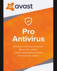 Buy Avast Pro Antivirus 1 Device 3 Year Avast Key CD Key and Compare Prices