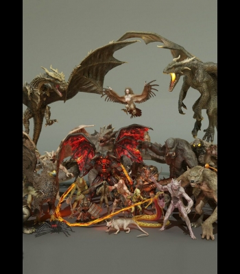 Buy Heroic Fantasy Creatures Full Pack Volume 1 Unity Key CD Key and Compare Prices 