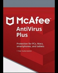 Buy McAfee AntiVirus Plus 1 Device, 1 Year PC, Android, Mac, iOS McAfee CD Key and Compare Prices