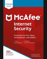 Buy McAfee Internet Security 2019 - 1 Year - 3 Devices CD Key and Compare Prices