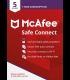 Buy McAfee Safe Connect VPN 5 Devices 1 Year McAfee CD Key and Compare Prices