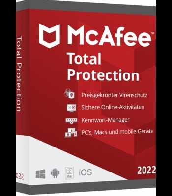 Buy McAfee Total Protection (2022) 10 Device 3 Year Multidevice McAfee CD Key and Compare Prices 
