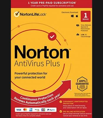 Buy Norton 360 Antivirus Plus 2GB - 1 Device 1 Year - Norton Key CD Key and Compare Prices 