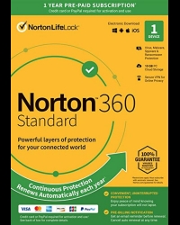 Buy Norton 360 Standard 10GB - 1 Device 1 Year - Norton Key CD Key and Compare Prices