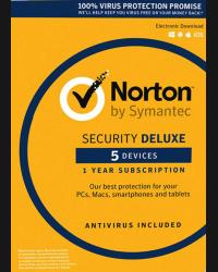 Buy Norton Security Deluxe - 5 Device - 1 Year - Norton Key CD Key and Compare Prices