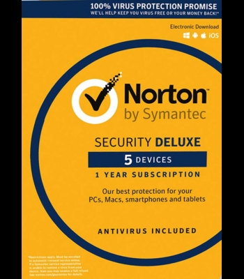 Buy Norton Security Deluxe - 5 Device - 1 Year - Norton Key CD Key and Compare Prices 