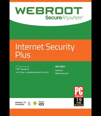 Buy Webroot SecureAnywhere Internet Security Plus 3 Devices 1 Year Key CD Key and Compare Prices