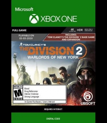 Buy The Division 2 - Warlords of New York Edition XBOX LIVE CD Key and Compare Prices
