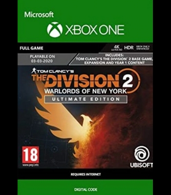 Buy The Division 2 - Warlords of New York - Ultimate Edition (Xbox One) Xbox Live CD Key and Compare Prices