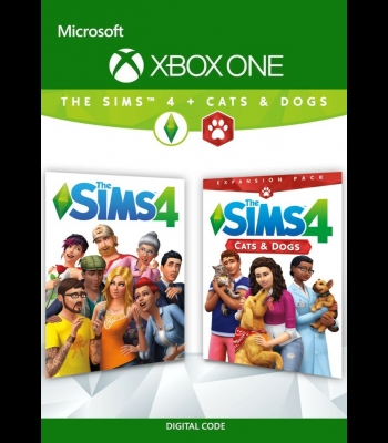 Buy The Sims 4 + Cats & Dogs DLC Bundle XBOX LIVE CD Key and Compare Prices